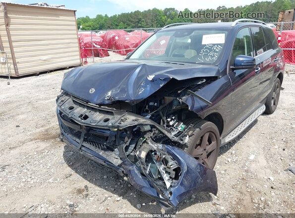 4JGDA5HBXJB044378 2018 MERCEDES-BENZ GLE 350 Blue Դիմացի տեսք