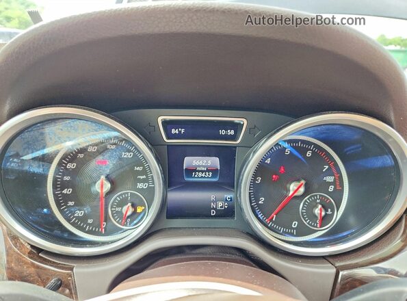4JGDA5HBXJB063822 2018 MERCEDES-BENZ GLE Blue Widok zestawu wskaźników