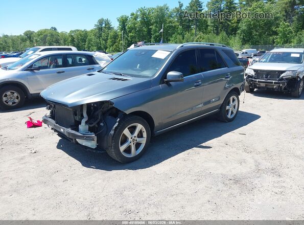 4JGDA5HBXJB106216 2018 MERCEDES-BENZ GLE 350 Серый Передняя левая четверть