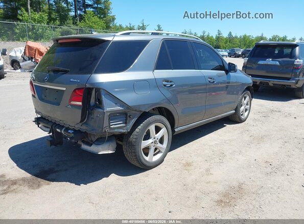 4JGDA5HBXJB106216 2018 MERCEDES-BENZ GLE 350 Серый Задняя правая четверть