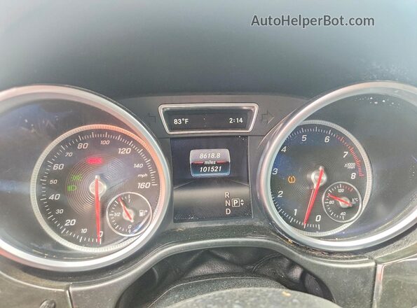 4JGDA5JB0GA711032 2016 MERCEDES-BENZ GLE Silver Սարքավորումների վահանակի տեսք