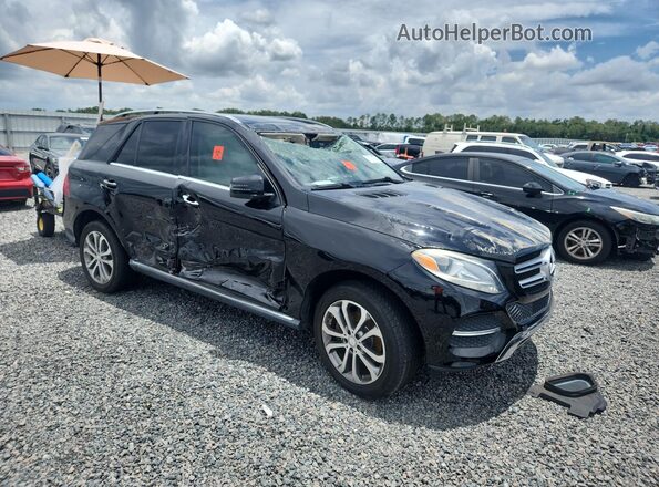4JGDA5JB0GA741261 2016 MERCEDES-BENZ GLE Черный Передняя правая четверть