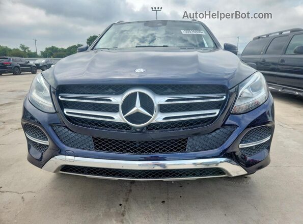 4JGDA5JB0HA939873 2017 MERCEDES-BENZ GLE Blue Widok z przodu