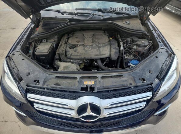4JGDA5JB0HA939873 2017 MERCEDES-BENZ GLE Blue Widok wnętrza z tyłu