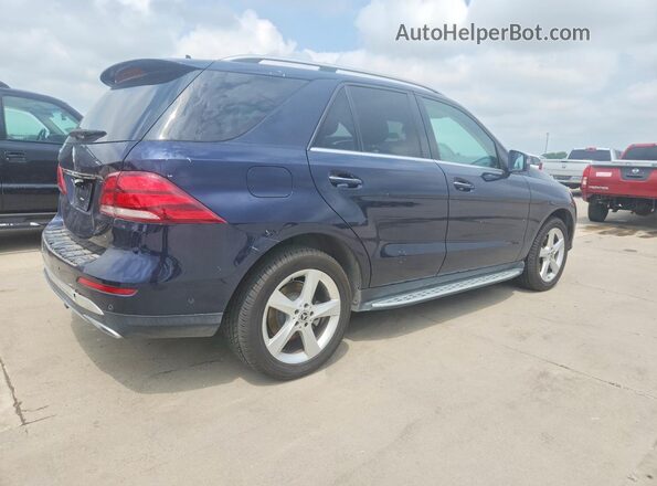 4JGDA5JB0HA939873 2017 MERCEDES-BENZ GLE Blue Tył prawy