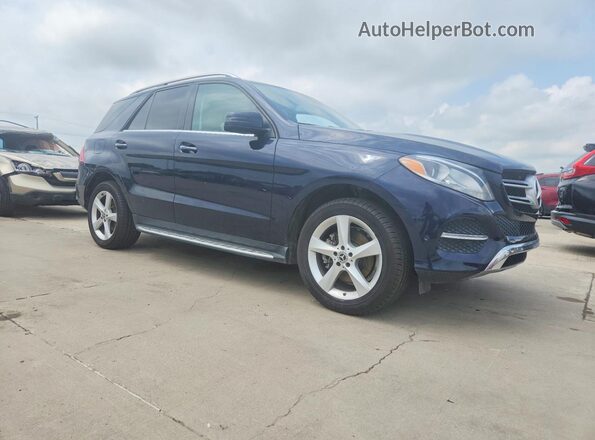 4JGDA5JB0HA939873 2017 MERCEDES-BENZ GLE Blue Przód prawy