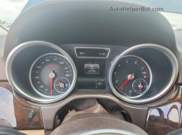 4JGDA5JB0HA939873 2017 MERCEDES-BENZ GLE Blue Widok zestawu wskaźników