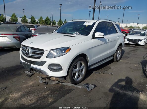 4JGDA5JB0HA974879 2017 MERCEDES-BENZ GLE 350 Белый Передняя левая четверть