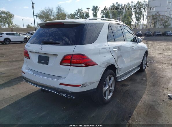 4JGDA5JB0HA974879 2017 MERCEDES-BENZ GLE 350 Белый Задняя правая четверть