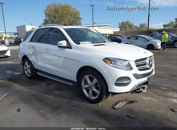 4JGDA5JB0HA974879 2017 MERCEDES-BENZ GLE 350 Белый Вид задней части салона