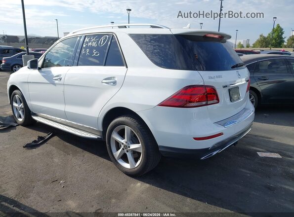 4JGDA5JB0HA974879 2017 MERCEDES-BENZ GLE 350 Белый Задняя левая четверть