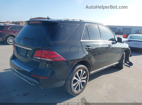 4JGDA5JB1GA681037 2016 MERCEDES-BENZ GLE 350 Black Tył prawy