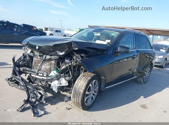 4JGDA5JB1GA681037 2016 MERCEDES-BENZ GLE 350 Black Przód lewy