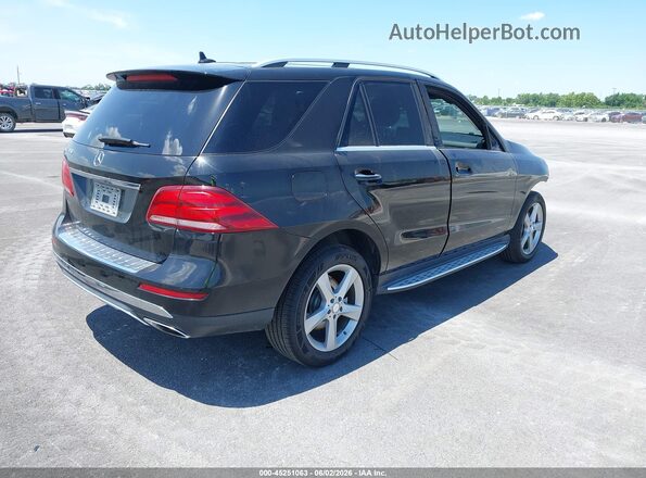 4JGDA5JB1GA803301 2016 MERCEDES-BENZ GLE 350 Black Задня права чверть