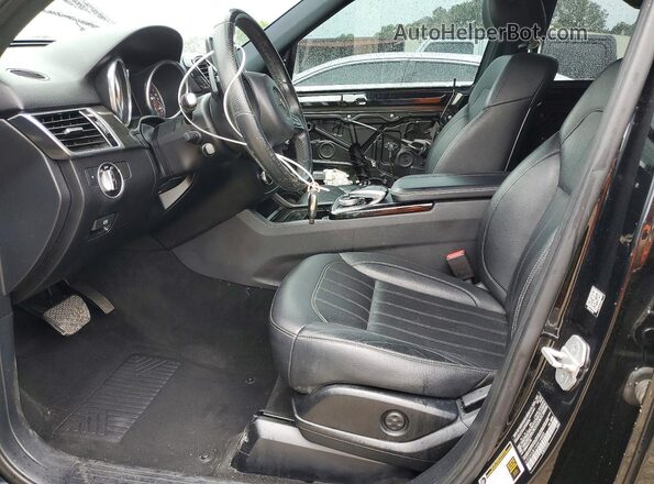 4JGDA5JB1HA816888 2017 MERCEDES-BENZ GLE Black Front interior view