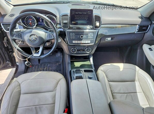 4JGDA5JB1HA833531 2017 MERCEDES-BENZ GLE Black Առջևի վահանակի տեսք