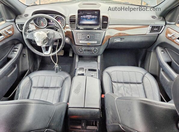 4JGDA5JB1HA889078 2017 MERCEDES-BENZ GLE Black Dashboard view