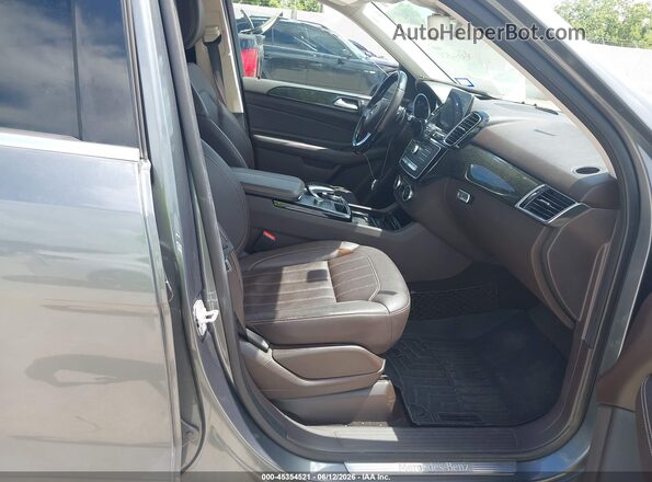 4JGDA5JB1JB001459 2018 MERCEDES-BENZ GLE 350 Gray Вид салону спереду