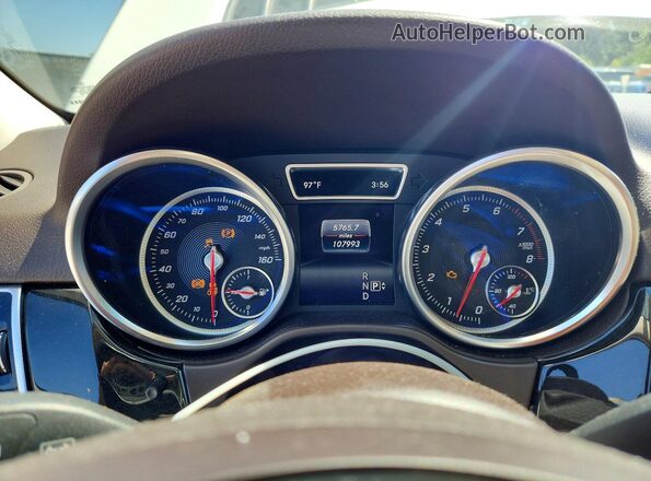 4JGDA5JB2GA645518 2016 MERCEDES-BENZ GLE Белый Вид щитка приборов