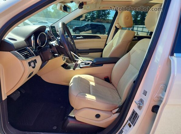 4JGDA5JB2GA645518 2016 MERCEDES-BENZ GLE Белый Вид салона спереди