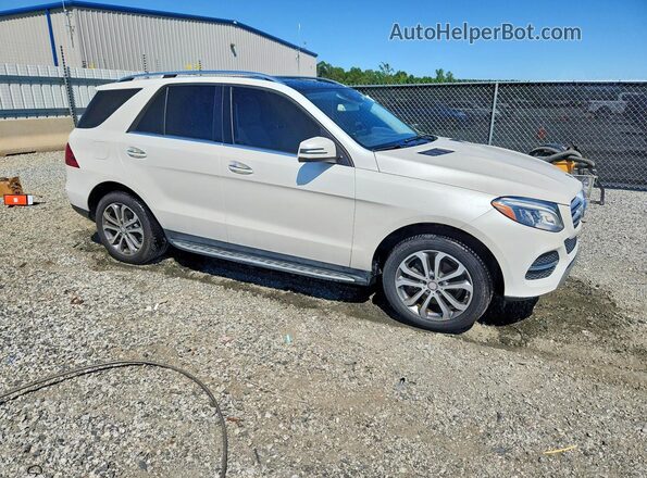 4JGDA5JB2GA645518 2016 MERCEDES-BENZ GLE Белый Передняя правая четверть