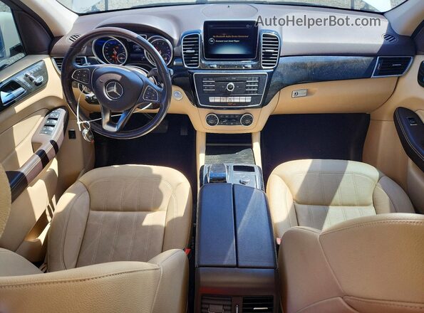 4JGDA5JB2GA645518 2016 MERCEDES-BENZ GLE Белый Вид панели приборов