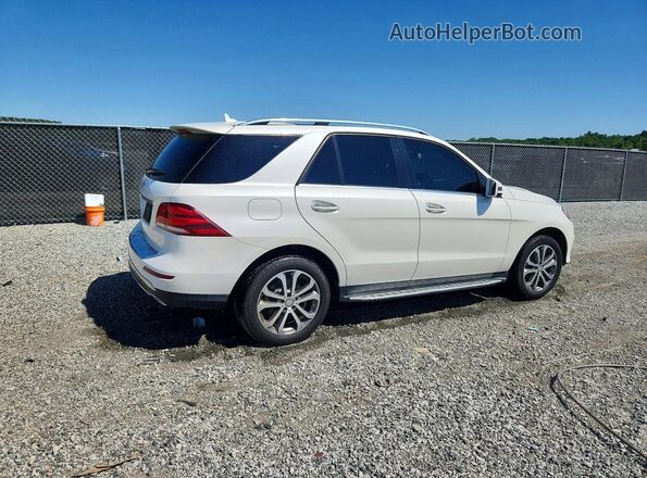 4JGDA5JB2GA645518 2016 MERCEDES-BENZ GLE Белый Задняя правая четверть