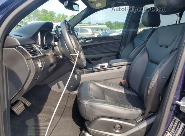 4JGDA5JB2GA769692 2016 MERCEDES-BENZ GLE Blue Widok wnętrza z przodu