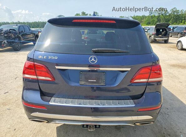 4JGDA5JB2GA769692 2016 MERCEDES-BENZ GLE Blue Widok z tyłu