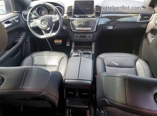 4JGDA5JB2GA769692 2016 MERCEDES-BENZ GLE Blue Widok deski rozdzielczej