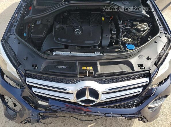 4JGDA5JB2GA769692 2016 MERCEDES-BENZ GLE Blue Widok komory silnika