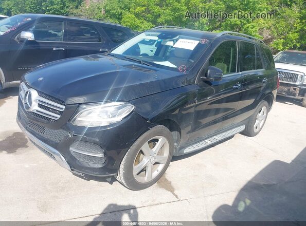 4JGDA5JB2HA838415 2017 MERCEDES-BENZ GLE 350 Black Передня ліва чверть