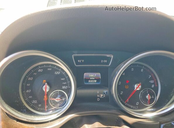 4JGDA5JB2HA928387 2017 MERCEDES-BENZ GLE White Instrument cluster view