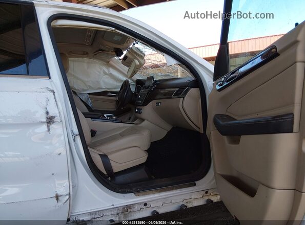 4JGDA5JB3GA691567 2016 MERCEDES-BENZ GLE 350 White Widok wnętrza z przodu