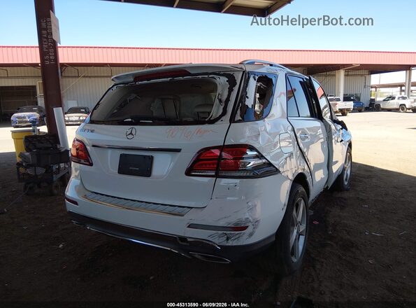 4JGDA5JB3GA691567 2016 MERCEDES-BENZ GLE 350 White Tył prawy