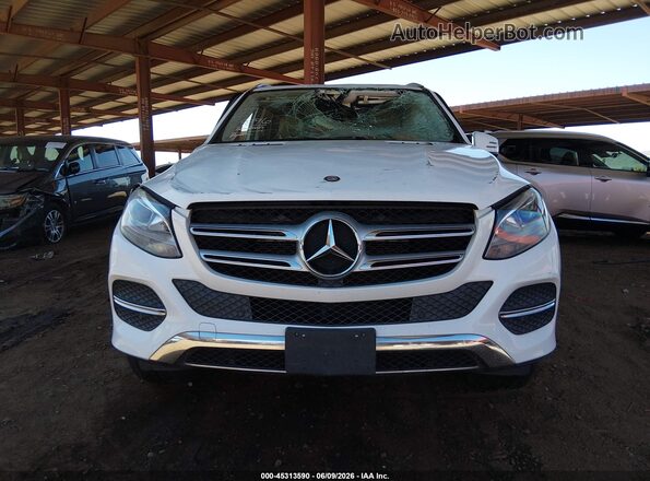 4JGDA5JB3GA691567 2016 MERCEDES-BENZ GLE 350 White Widok deski rozdzielczej