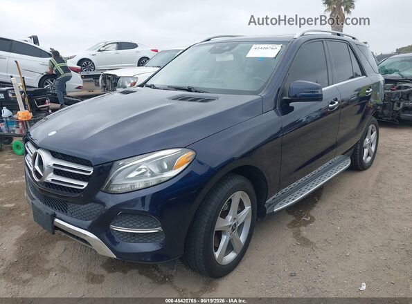 4JGDA5JB3GA709713 2016 MERCEDES-BENZ GLE 350 Dark Blue Vista tres cuartos delantera izquierda