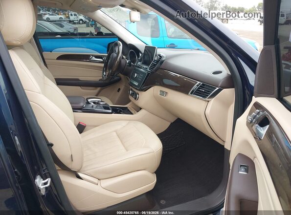 4JGDA5JB3GA709713 2016 MERCEDES-BENZ GLE 350 Dark Blue Vista interior delantera