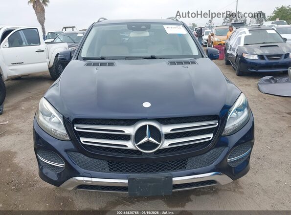 4JGDA5JB3GA709713 2016 MERCEDES-BENZ GLE 350 Dark Blue Vista interior trasera