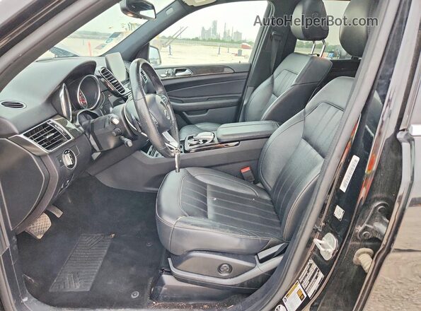 4JGDA5JB3HA885744 2017 MERCEDES-BENZ GLE Black Вид салону спереду