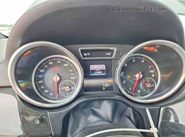 4JGDA5JB3HA885744 2017 MERCEDES-BENZ GLE Black Вид щитка приладів