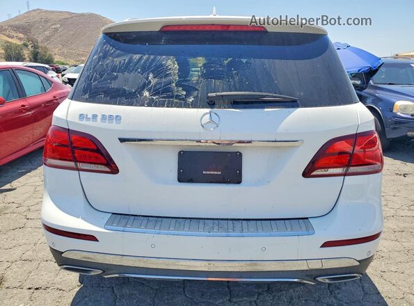 4JGDA5JB3HA957221 2017 MERCEDES-BENZ GLE White Rear view
