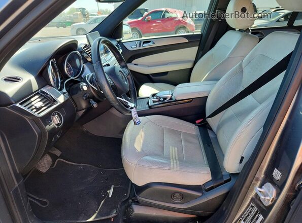 4JGDA5JB3JB041316 2018 MERCEDES-BENZ GLE Угольный Вид салона спереди
