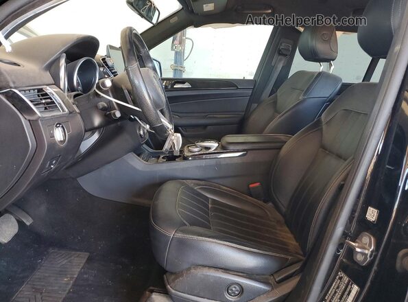 4JGDA5JB3JB069844 2018 MERCEDES-BENZ GLE Черный Вид салона спереди