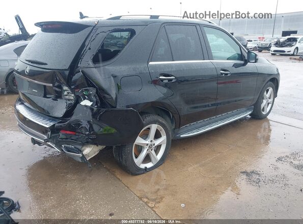 4JGDA5JB3JB160743 2018 MERCEDES-BENZ GLE 350 Black Tył prawy