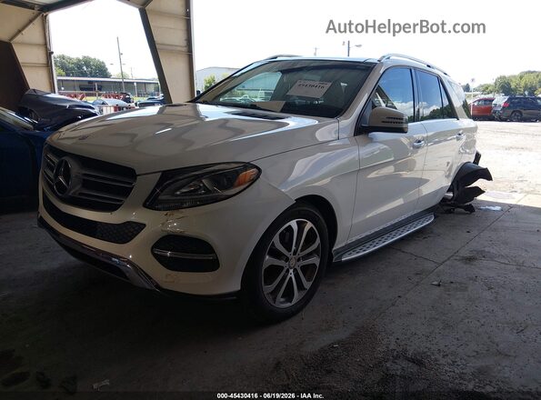 4JGDA5JB4GA626582 2016 MERCEDES-BENZ GLE 350 White Przód lewy