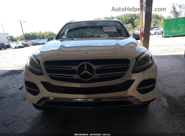 4JGDA5JB4GA626582 2016 MERCEDES-BENZ GLE 350 White Widok wnętrza z tyłu