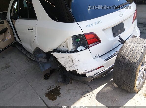4JGDA5JB4GA626582 2016 MERCEDES-BENZ GLE 350 White 