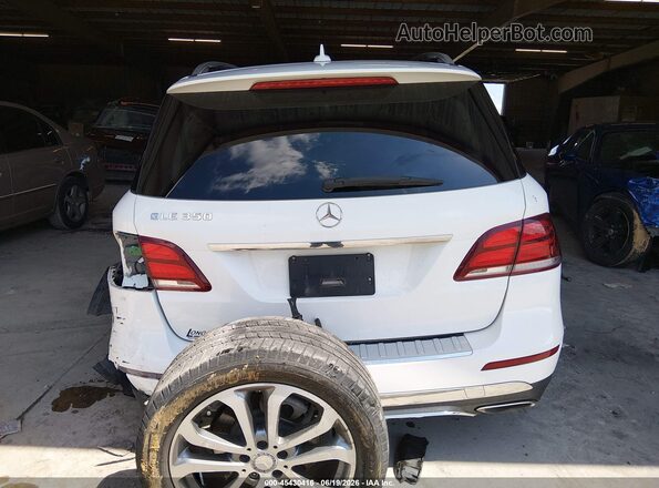 4JGDA5JB4GA626582 2016 MERCEDES-BENZ GLE 350 White 