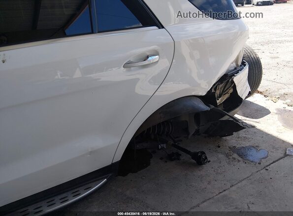 4JGDA5JB4GA626582 2016 MERCEDES-BENZ GLE 350 White Widok z przodu